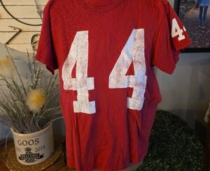 Red T-Shirt with White Number 44